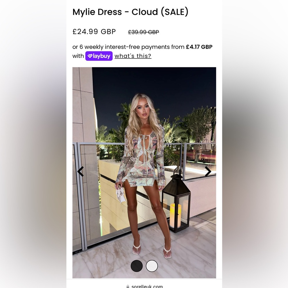 Sorelle UK Mylie Dress- Cloud